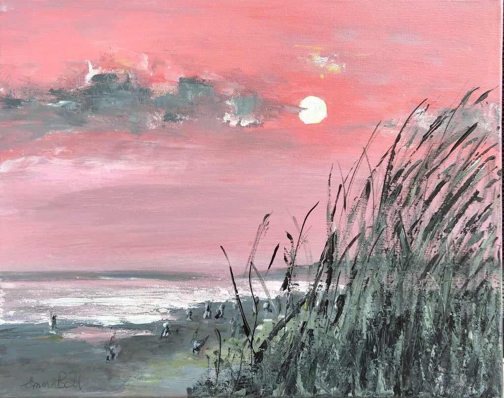 Sunset and Seagrass painting Emma Bell - Christenberry Collection