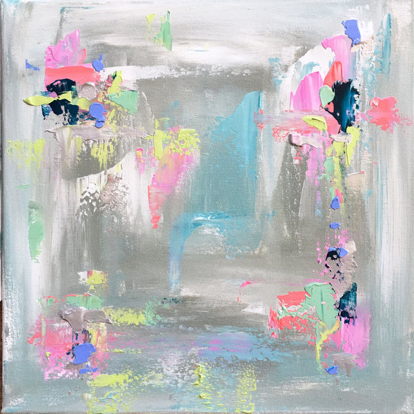 Summer Vibes Diptych painting Emma Bell - Christenberry Collection