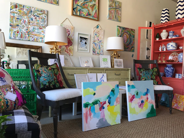 Hue 1 painting Ashley Williams - Christenberry Collection