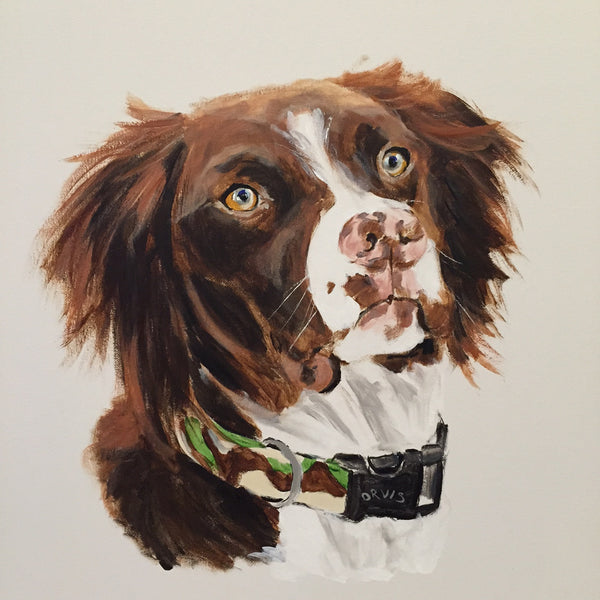 Pet Portrait Commissions by Emma Bell painting Emma Bell - Christenberry Collection