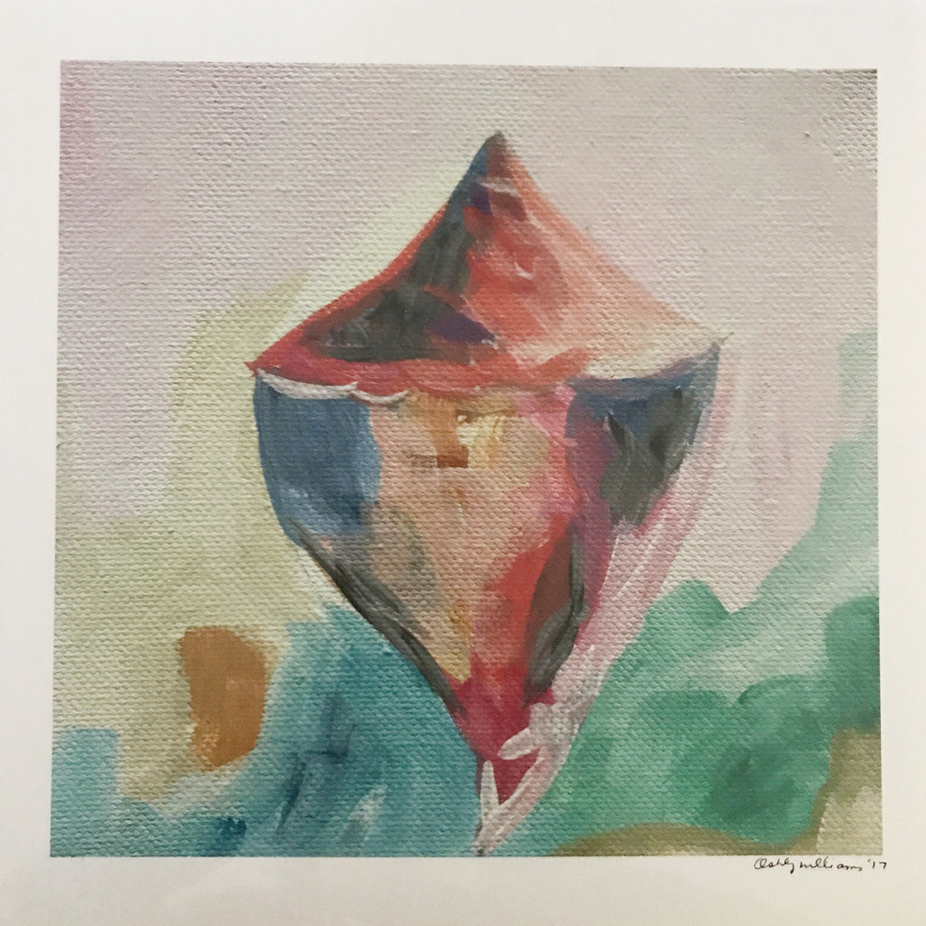 Conch 2 Print painting Ashley Williams - Christenberry Collection