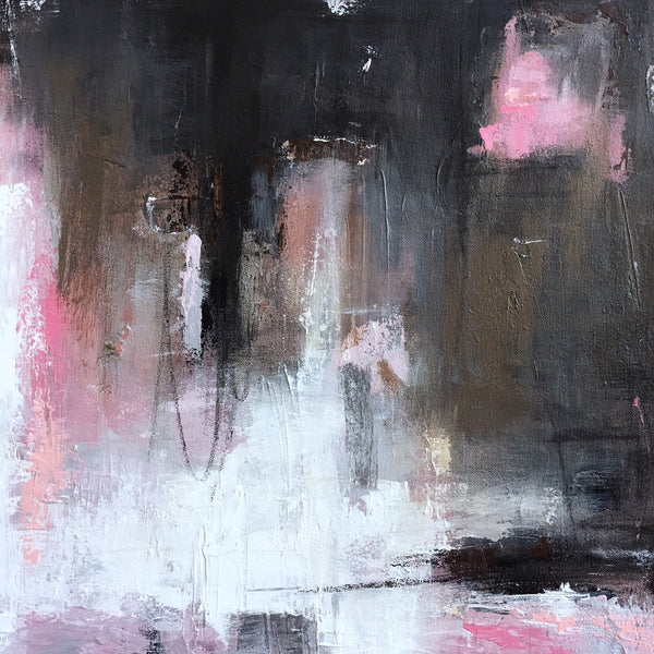 Charcoal Blush Reflection painting Emma Bell - Christenberry Collection