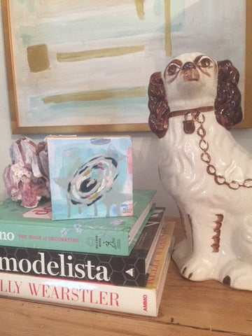 Small Abstract Oyster painting Ashley Williams - Christenberry Collection