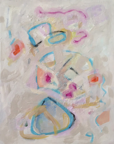 Fiesta II painting Ashley Williams - Christenberry Collection