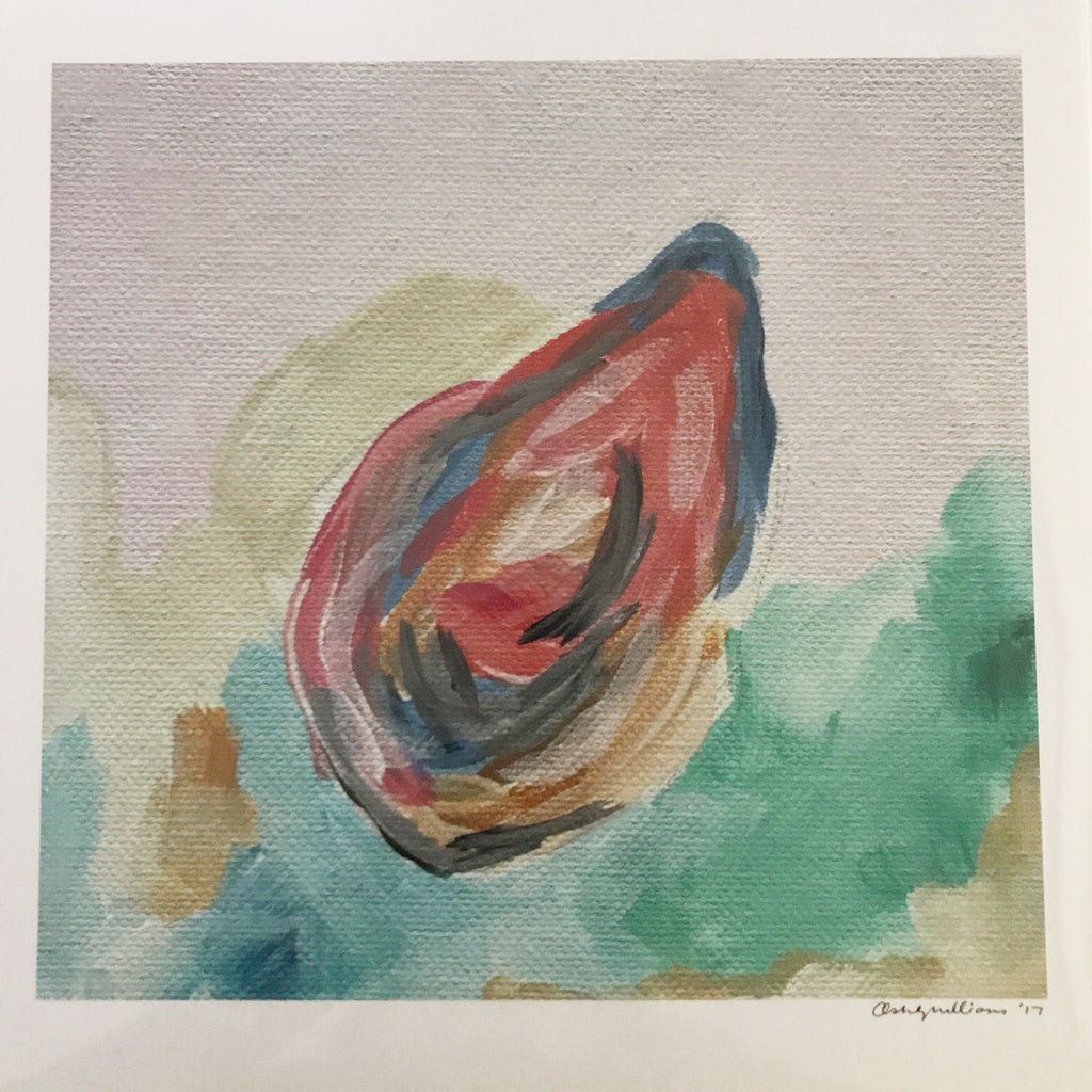 Oyster 2 Print painting Ashley Williams - Christenberry Collection