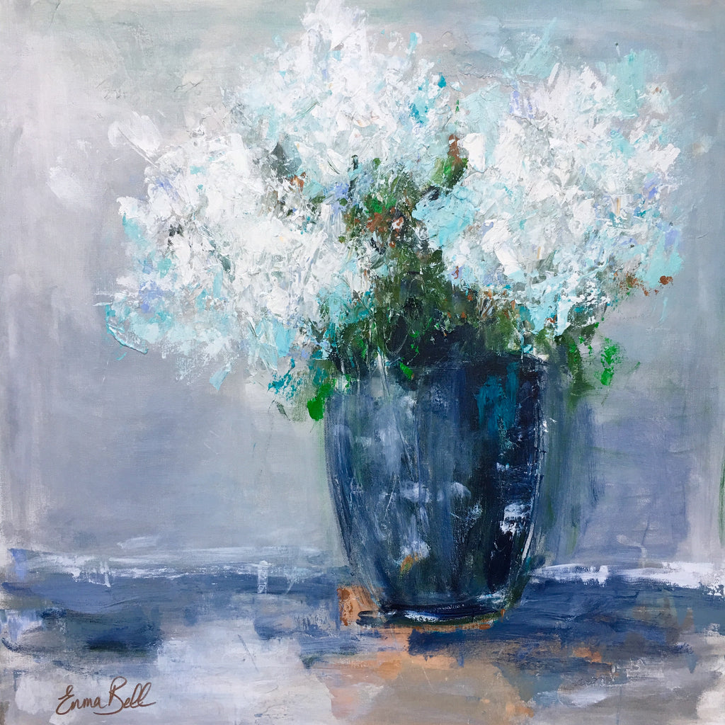 Hydrangeas painting Emma Bell - Christenberry Collection
