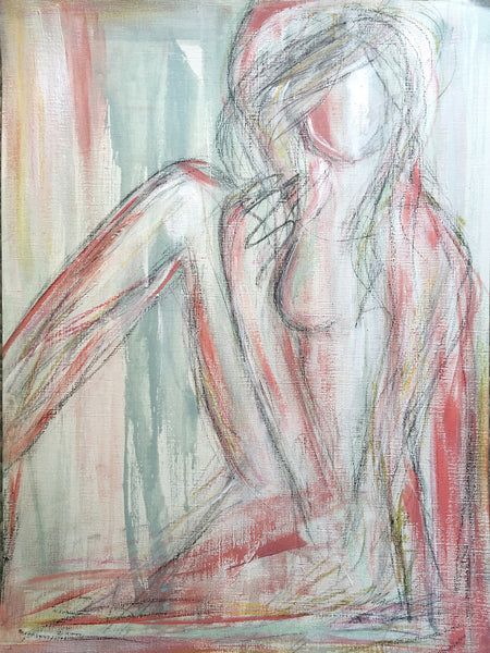 June painting Michalle Sessions - Christenberry Collection