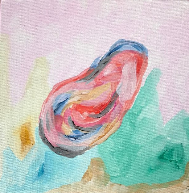 Large Party Oyster painting Ashley Williams - Christenberry Collection