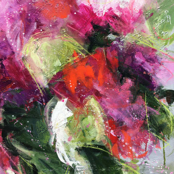 Pink Sensations painting Emma Bell - Christenberry Collection
