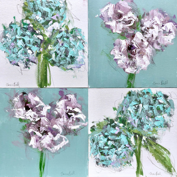 White flowers I painting Emma Bell - Christenberry Collection