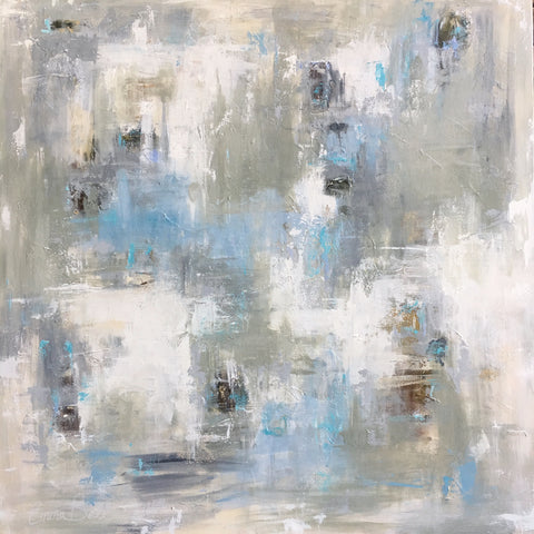 Blue Hue painting Emma Bell - Christenberry Collection