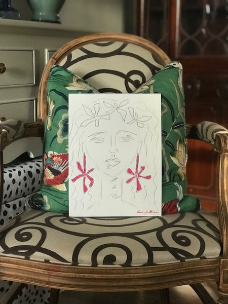 Bailey painting Ashley Williams - Christenberry Collection