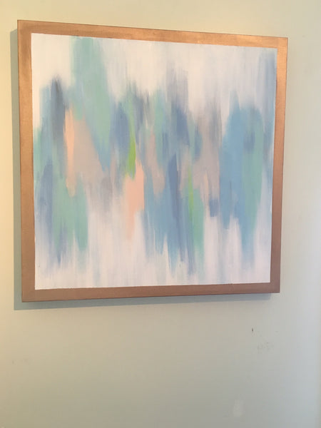 Hazy Blues painting Lauren Neville - Christenberry Collection