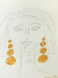 Bridget painting Ashley Williams - Christenberry Collection