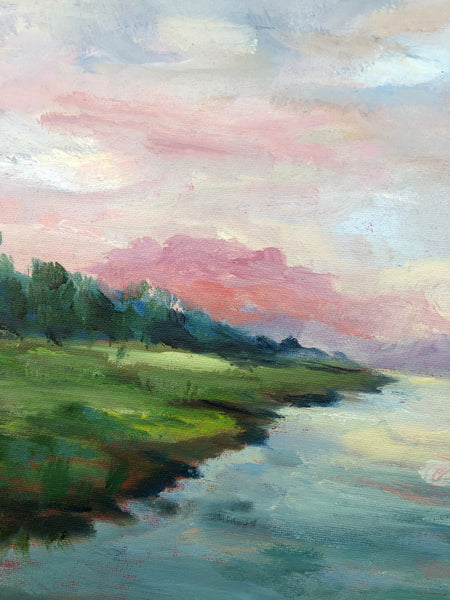 Blessing 2 painting Jenny Moss - Christenberry Collection