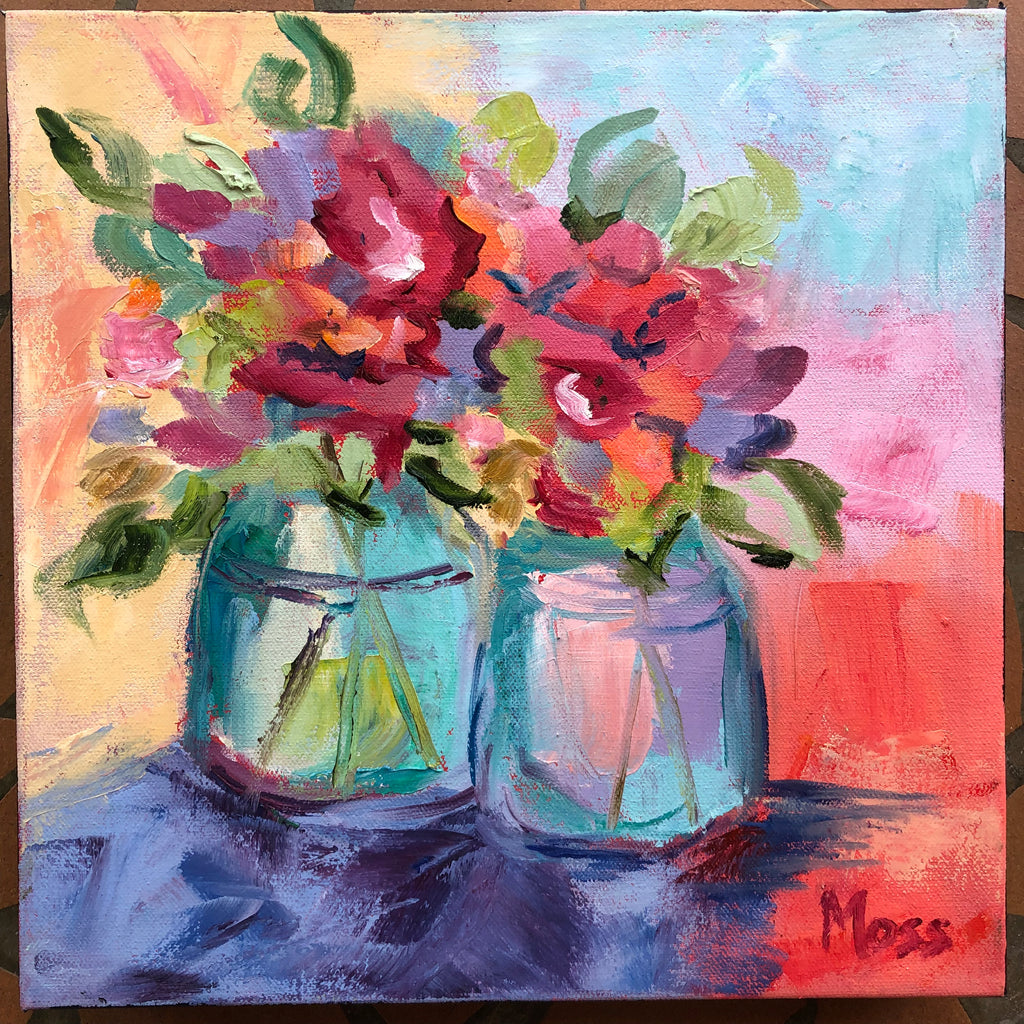 Splash Of Color painting Jenny Moss - Christenberry Collection