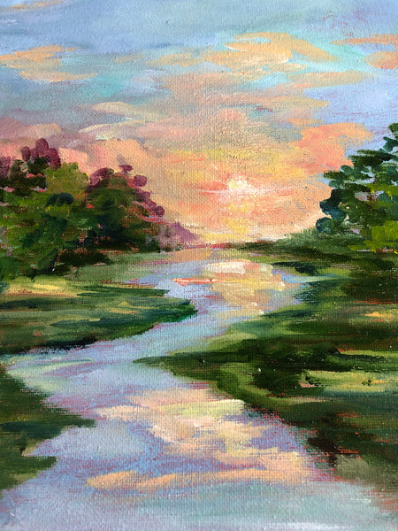 Lovely To See painting Jenny Moss - Christenberry Collection