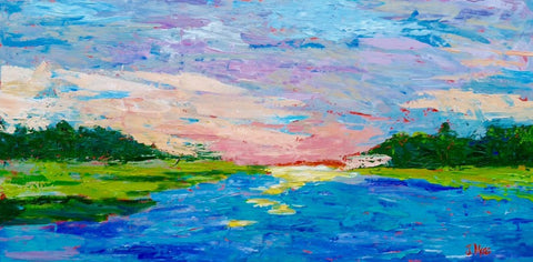 Untitled - 001 painting Jenny Moss - Christenberry Collection