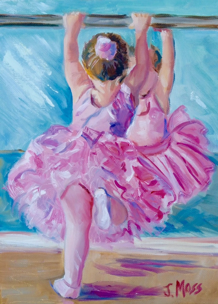 Tiny Dancer painting Jenny Moss - Christenberry Collection