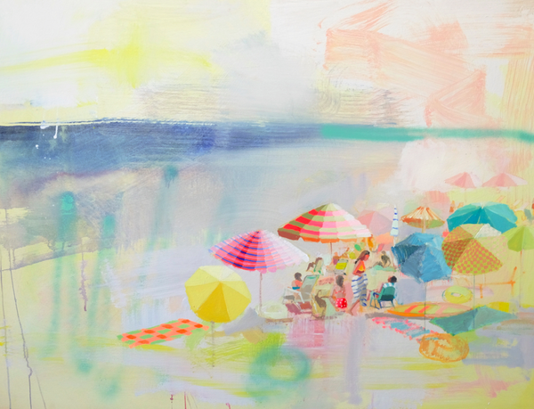Lemon Coast painting Teil Duncan - Christenberry Collection