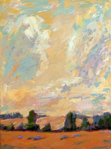 Moody Reservoir painting Kelly Berger - Christenberry Collection