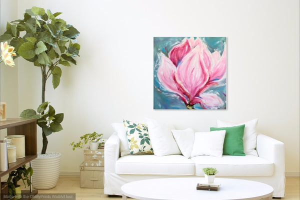 Spring Magnolia painting Emma Bell - Christenberry Collection