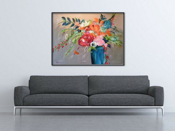 Broadway Ballet painting Kathy Morawiec - Christenberry Collection
