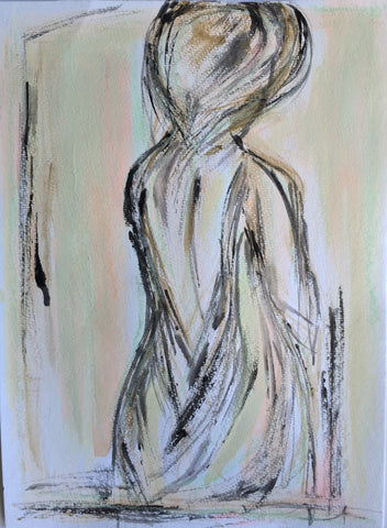 Elegance II painting Michalle Sessions - Christenberry Collection