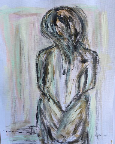 Elegance I painting Michalle Sessions - Christenberry Collection