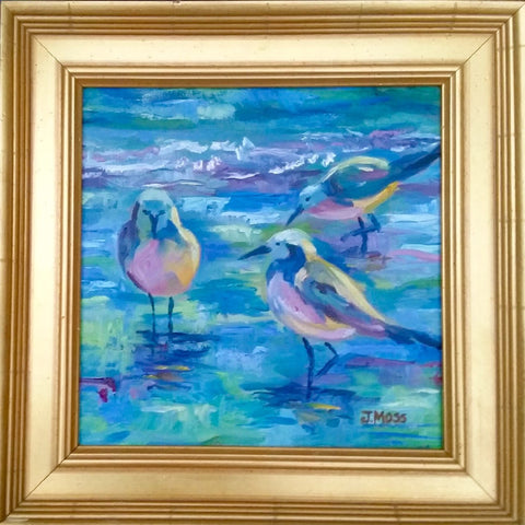 Carolina Birds painting Jenny Moss - Christenberry Collection