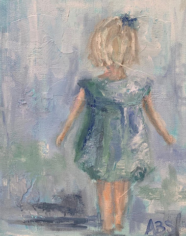 Tiny Tot II painting Ann Schwartz - Christenberry Collection