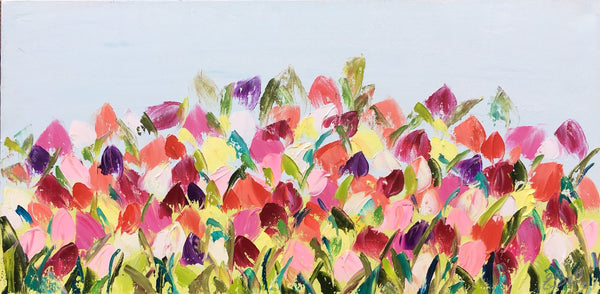 Tulip Field painting Emma Bell - Christenberry Collection