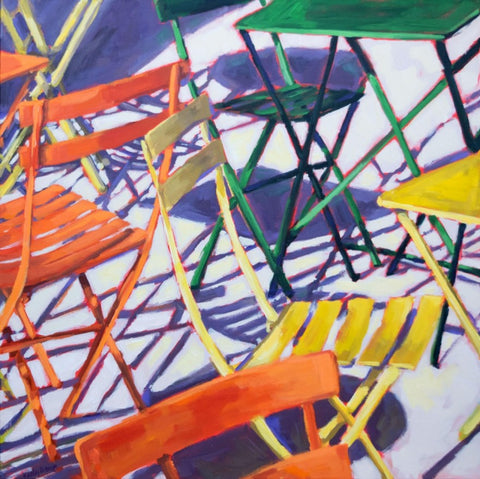 Citrus Seating painting Kelly Berger - Christenberry Collection