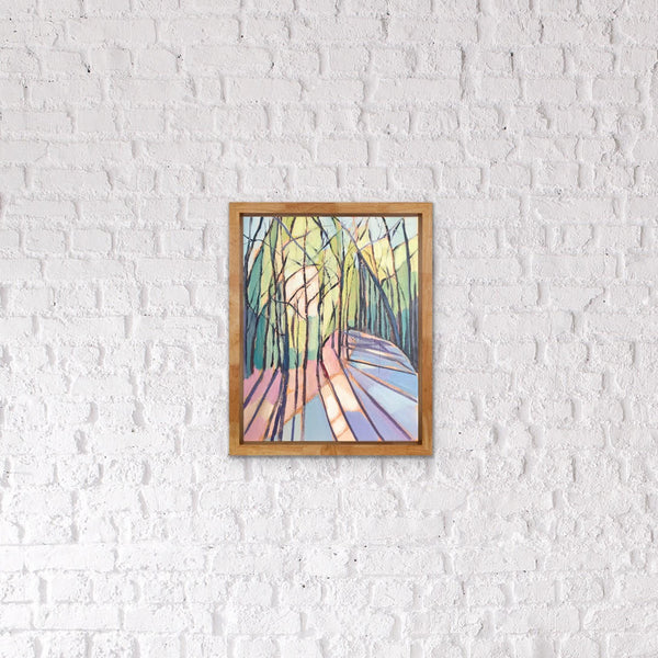 Upward Eyes (Cathedral II) painting Kelly Pelfrey - Christenberry Collection