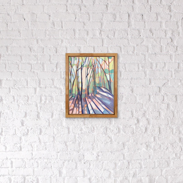 Help Comes (Cathedral III) painting Kelly Pelfrey - Christenberry Collection