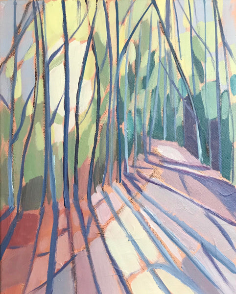 Hope Continually (Cathedral IV) painting Kelly Pelfrey - Christenberry Collection