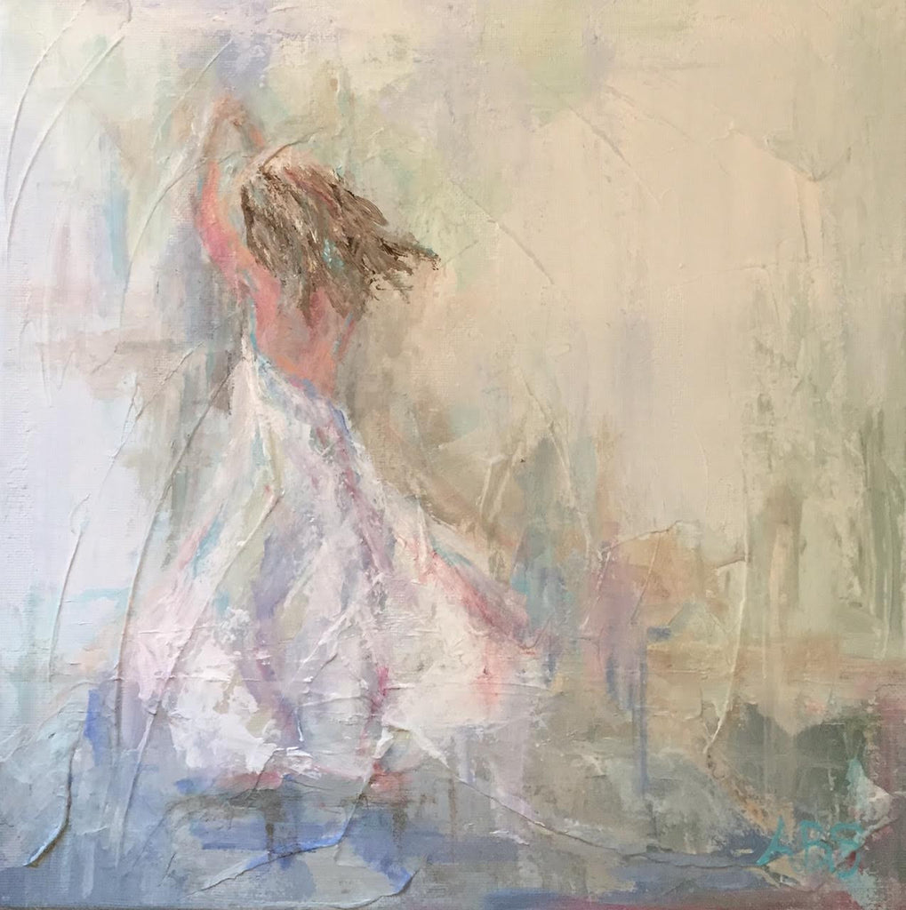Twirl painting Ann Schwartz - Christenberry Collection
