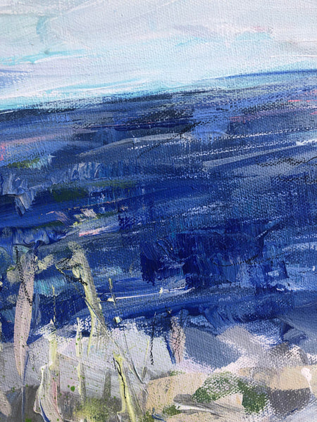 Riding the Waves 2 painting Pamela Wingard - Christenberry Collection