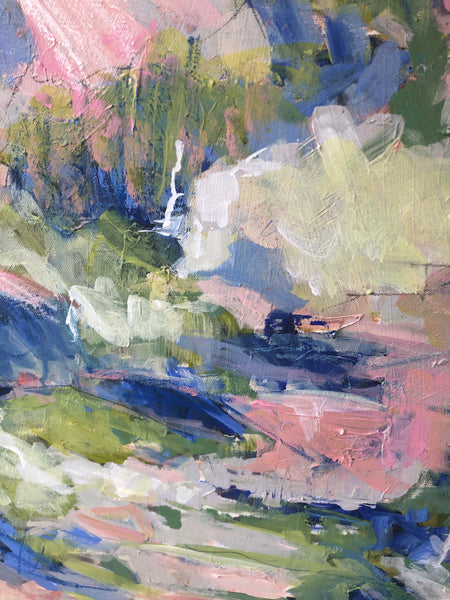 Coastal Path painting Pamela Wingard - Christenberry Collection
