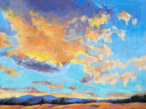 Cumulus Collective painting Kelly Berger - Christenberry Collection