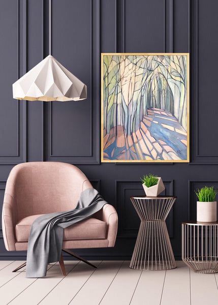 Cathedral painting Kelly Pelfrey - Christenberry Collection