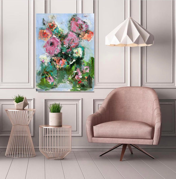 Spring in Bloom painting Emma Bell - Christenberry Collection