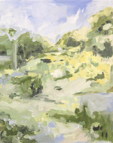 Lush (Verdant) painting Elizabeth McLaurin - Christenberry Collection