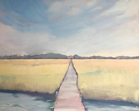 Set Before Us painting Kelly Pelfrey - Christenberry Collection
